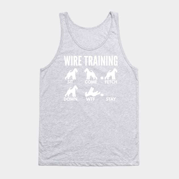 Wire Fox Terrier Training Boxer Dog Tricks Tank Top by DoggyStyles